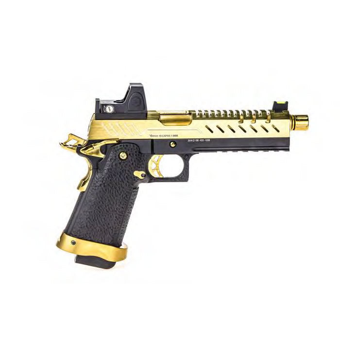 Vorsk Hi-Capa 5.1 Black/Gold + BDS - Full Metal Gas Block Back