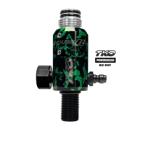 Infamous Powerhouse TKO Regulator - Mid Body - Black / Green Sponge