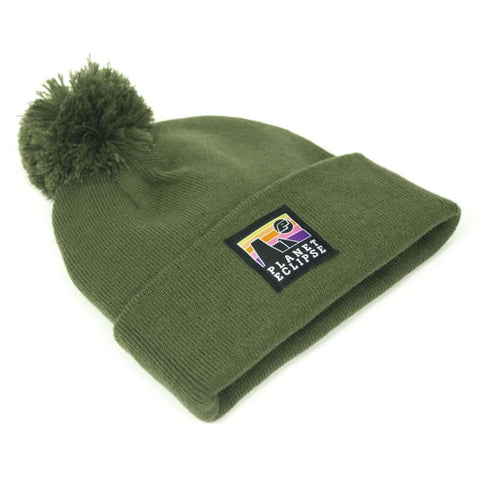 Planet Eclipse Horizon Pom Beanie - Moss Green