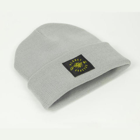 Planet Eclipse Worker Roll Beanie - Light Grey