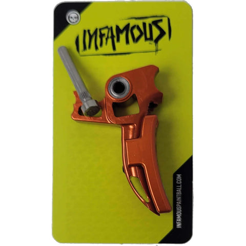 Infamous Emek Murder Machine Trigger Gen4 W/Trigger Shoe - Sunrise Orange