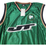 JT Basketball Retro Jersey - SE Dark Green / Gold-Black Trim