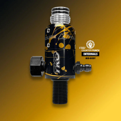 Powerhouse Counterpunch Regulator - Mid Body - Black / Gold Splash