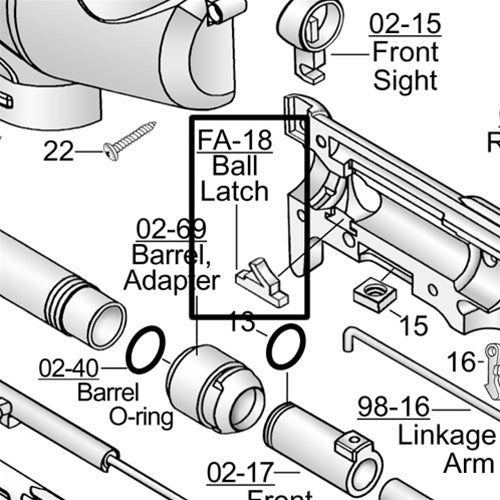 Tippmann A5 Factory Part No. FA-18 Ball Detent – Paintball Wizard