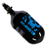 HK Army 68ci Aerolite Extra Lite Tank W/ Standard Regulator - Doom Black / Neon Blue