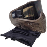 HK Army HSTL Skull Goggle - Tan W/ Amber Smoke Lens